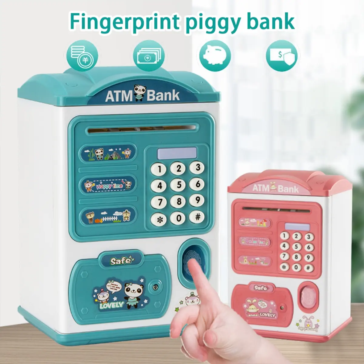 Steel Money Box With Lock And Coin Slot – Small Metal Cash Box, Portable Money Safe With 2 Keys, 4.52" X 3.34" X 2.28", For Cash, Jewelry & Documents (Multiple Colors)