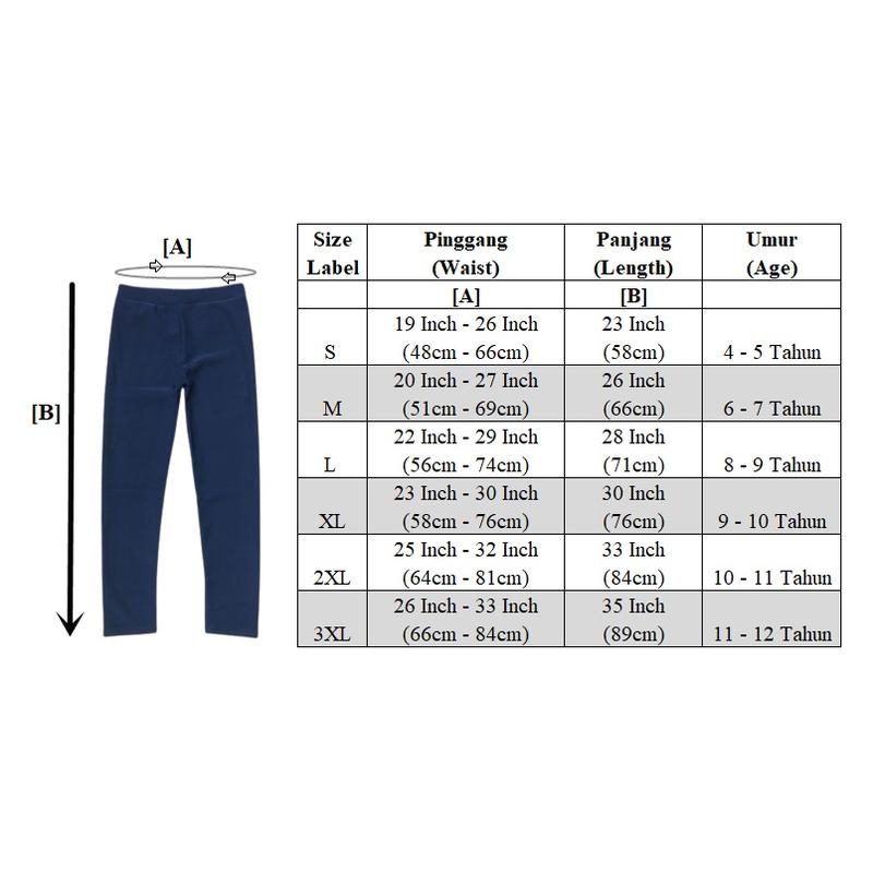 [Ee Fesyen] [Kid Wear] Girl Children Plain Stretchable Material Long Pants / Seluar Plain Panjang Material Bergetah Budak Perempuan